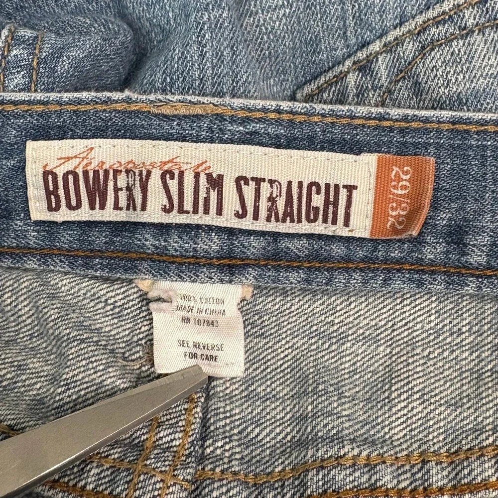 Aeropostale Bowery Slim Straight Jeans Mens Size 29X32 Blue Medium Wash Denim